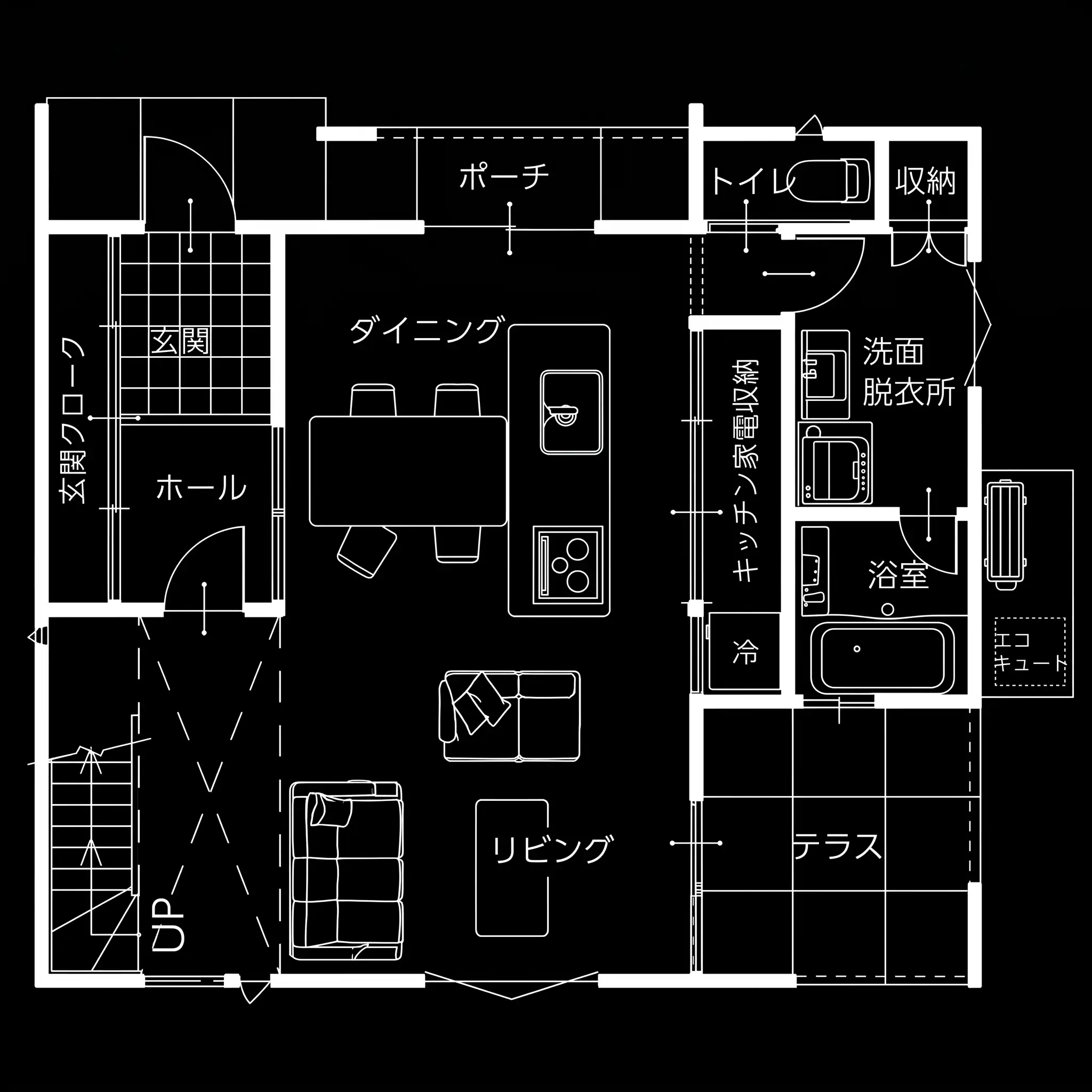1階間取り図
