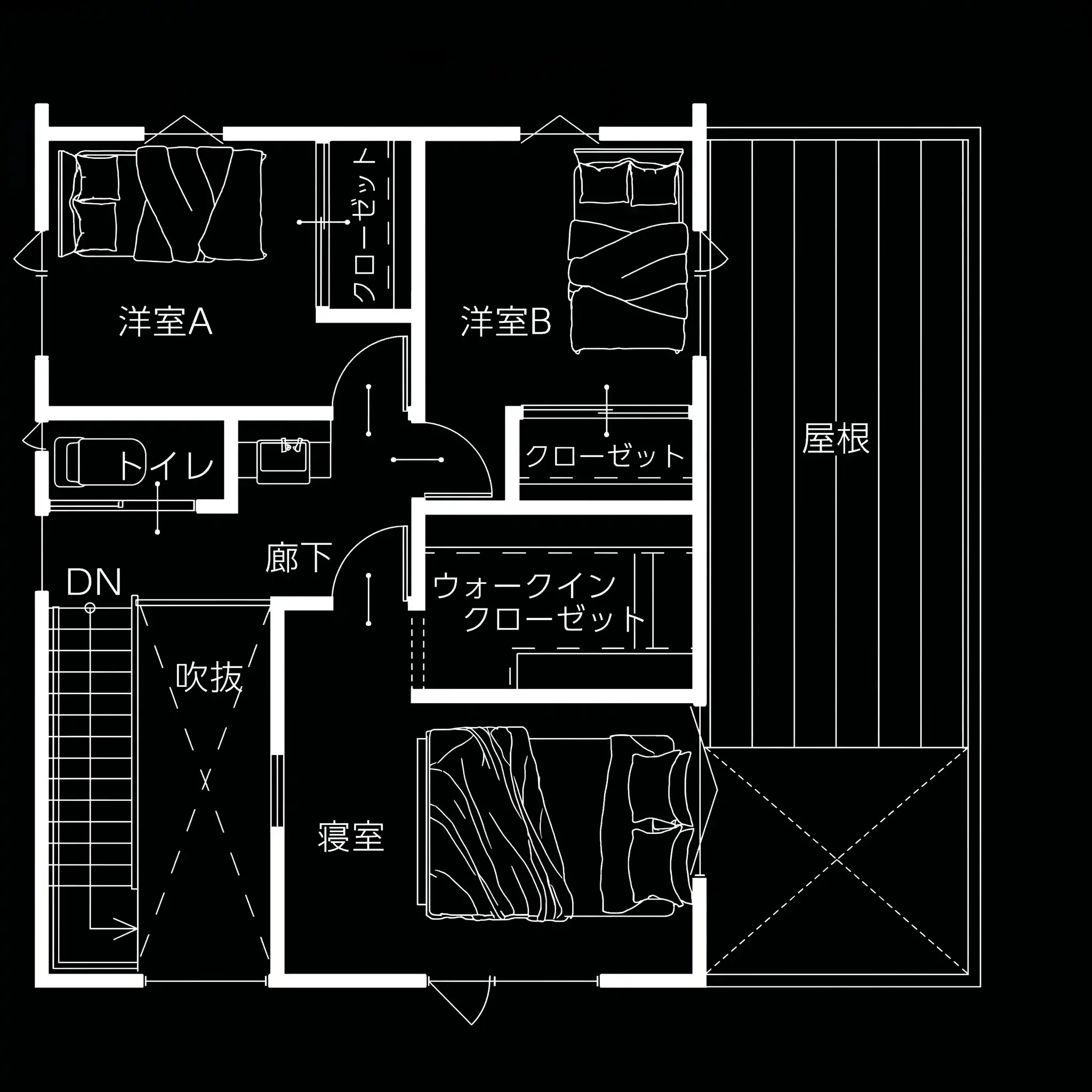 2階間取り図